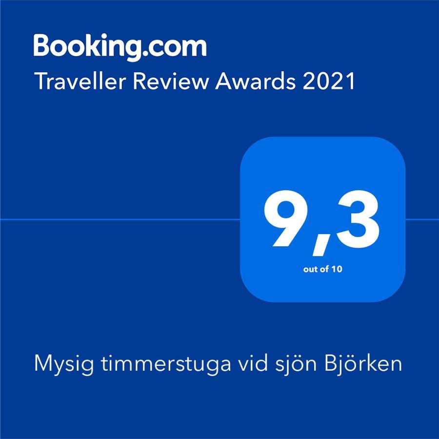 Mysig Timmerstuga Vid Sjoen Bjoerken 34 Roennsudden Grangärde Exterior foto